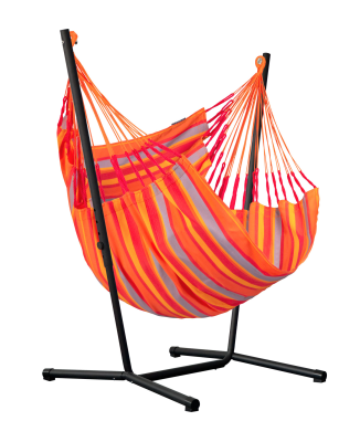 Fotel hamakowy ze stojakiem La Siesta Fiji Outdoor Toucan Comfort