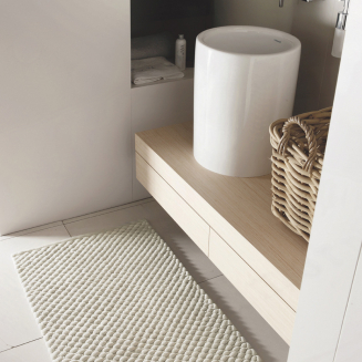  Aquanova Maks Ivory bathroom rug 70x120 cm - 4