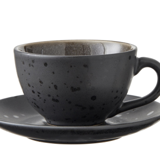  Set of 4 cups and saucers. Bitz Dark blue/Black - 7