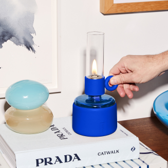 Lampa oliwna Fatboy Flamtastique XS Flash Blue - 4