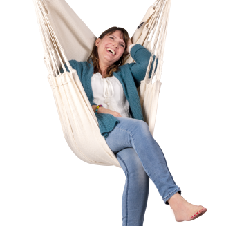 Siedzenie wiszące La Siesta Cumbia Organic Latte Basic - 2