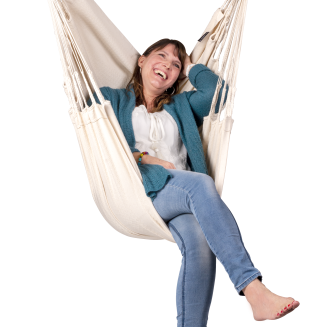 Siedzenie wiszące La Siesta Cumbia Organic Latte Basic - 2