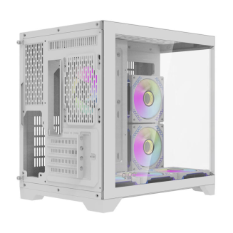  DARKFLASH FT418 computer case + 6 ARGB fans (white) - 6