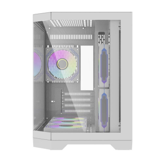  DARKFLASH FT418 computer case + 6 ARGB fans (white) - 2