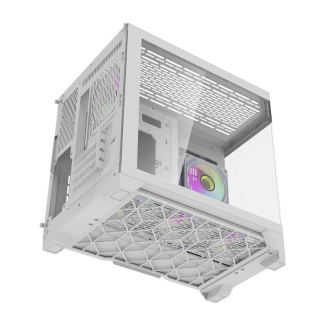  DARKFLASH FT418 computer case + 6 ARGB fans (white) - 10