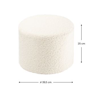  Wigiwama Pouffe Cream White Children's Pouffe - 3