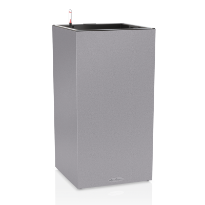 Donica Lechuza Canto Stone 40 LED kolumna szary kamienny