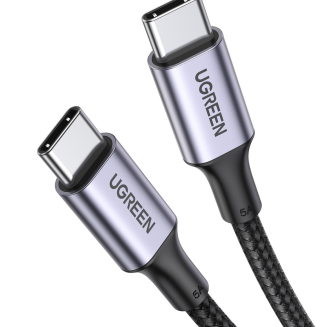  UGREEN US316 USB-C-USB-C Cable 1.5m 100W (Black) - 2