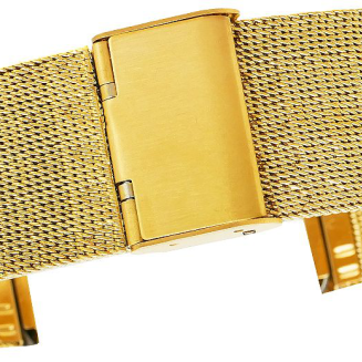 Bransoleta Fashion Mesh Złota IPG 22 mm FA22G - 2