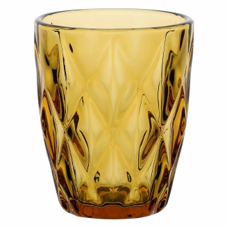 Zestaw 6 szklanek Rose&Tulipani Diamond Bursztynowy 270 ml - 2