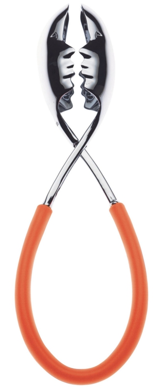  Casa Bugatti Molla Kiss salad tongs, orange
