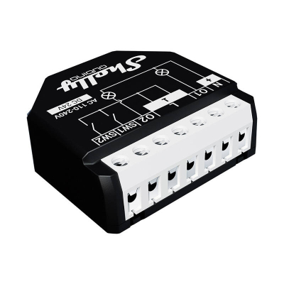 Przekaźnik SHELLY Qubino Wave 2PM Z-Wave 2-kanałowy