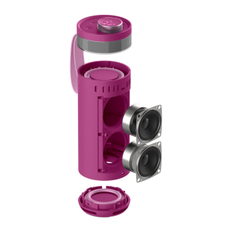  Jlab Go Party Portable Wireless Bluetooth Speaker (Pink) - 5