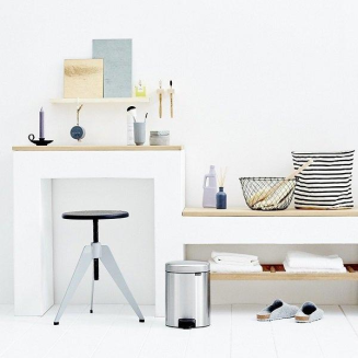Kosz łazienkowy Brabantia NewIcon 5 l Matt Steel - 5