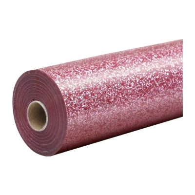 Folia termotransferowa HTVRONT Glitter 30.5cm x 90cm (różowa)
