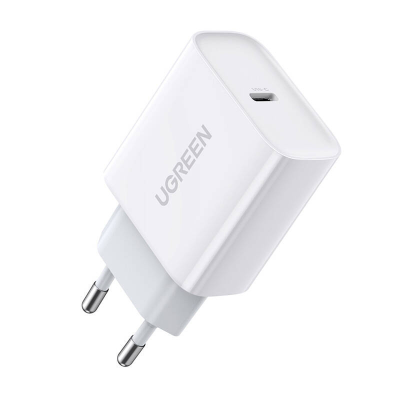  UGREEN CD137 20W USB-C PD3.0 Wall Charger (White)