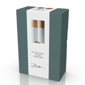 Zestaw młynków do soli i pieprzu Bitz Cream - 6