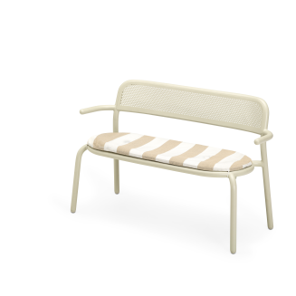 Poduszka na ławkę Fatboy Bankski Toní Stripe Sandy Beige | CENA SPRING SALE - 2