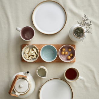 Dzbanek kamionkowy z sitkiem Bitz Cream 1.2l - 3