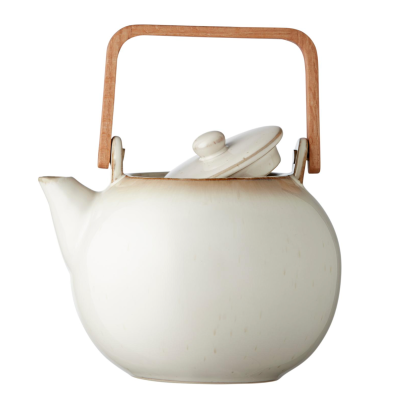  Stoneware jug with strainer Bitz Cream 1.2l