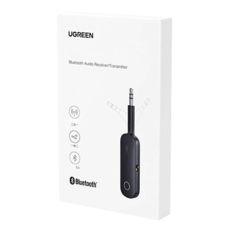 Transmiter / Odbiornik AUX UGREEN CM403, Bluetooth 5.0 (czarny) - 4