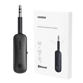  UGREEN CM403 AUX Transmitter/Receiver, Bluetooth 5.0 (Black) - 5