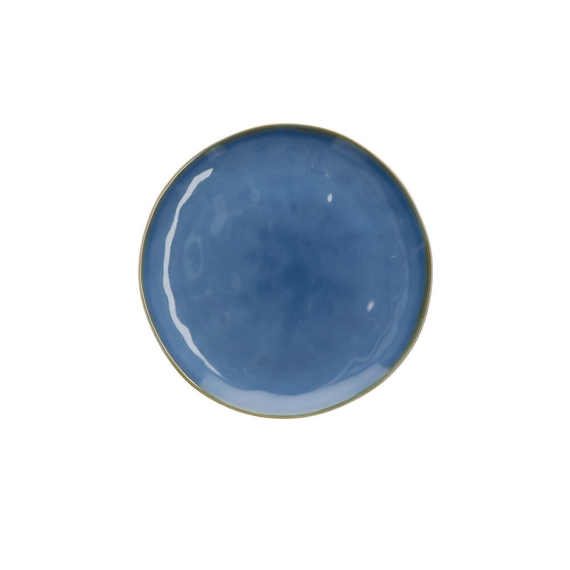  Rose&Tulipani | Set of 4 Concerto Blu Avio salad plates - Navy blue, 20 cm