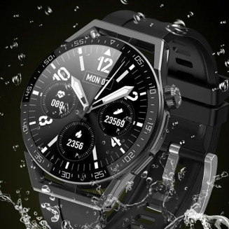 Smartwatch  Rubicon RNCE88-1 Czarny- Czarny Pasek Silikonowy + Czarny Pasek Skórzany - 13