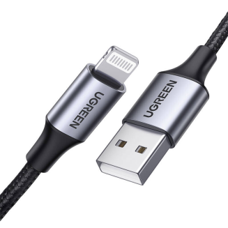 Kabel UGREEN US199 USB-A-Lightning 1m (czarny) - 2