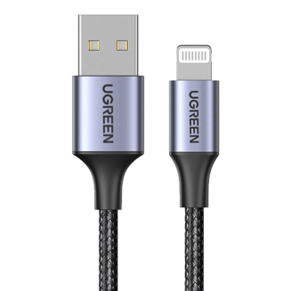 Kabel UGREEN US199 USB-A-Lightning 1m (czarny) - 3