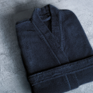 Szlafrok kimono Graccioza Bee Waffle White L - 2