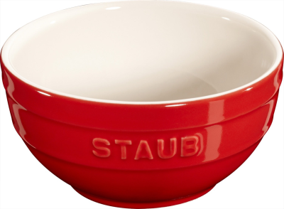 Miska okrągła Staub - 12 cm, Czerwony