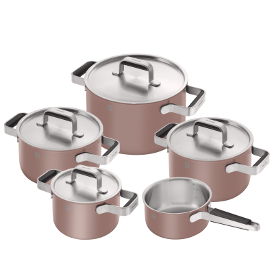 Zestaw garnków Zwilling Pure różowy 5 elementów | JESIENNA PROMOCJA