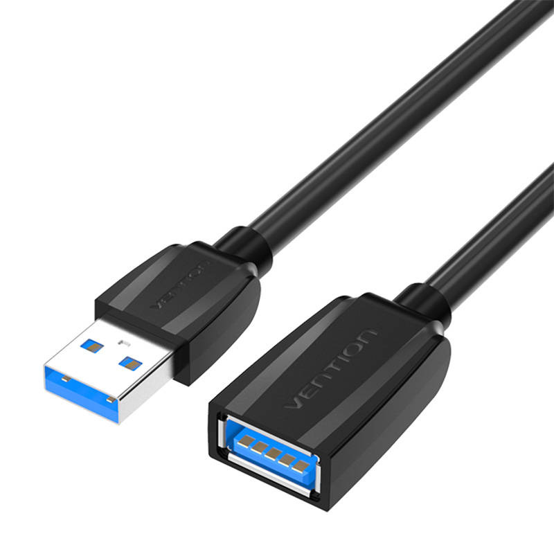 Kabel VENTION VAS-A45-B300 USB-A-USB-A 3m (czarny)