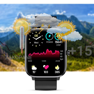 Smartwatch Giewont Czarny GW230-2 - 12