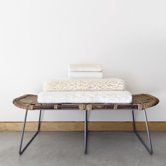 Dywanik łazienkowy z kaszmirem Graccioza Purity White - 2