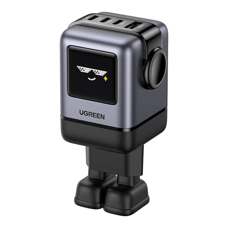  UGREEN Nexode RG 100W 3xUSB-C+USB-A wall charger (black)