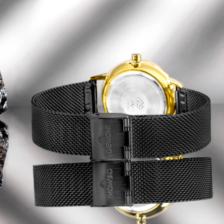 Zegarek Damski Giewont Sapphire Złoto Czarny GW4130-B4 - 8