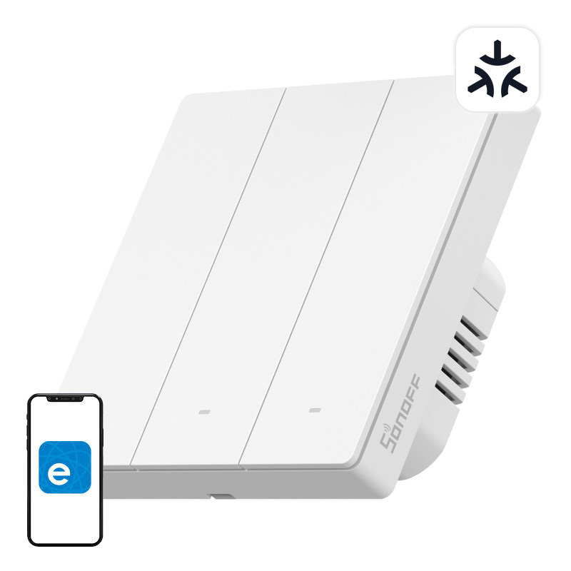  SONOFF M5-3C-86W Wi-Fi Matter 3-Channel Wall Switch