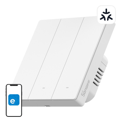  SONOFF M5-3C-86W Wi-Fi Matter 3-Channel Wall Switch