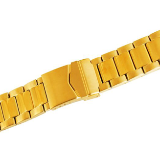 Bransoleta regulowana Złota PVD 22 mm 676G-22 - 3