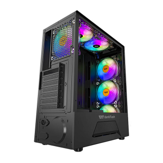 Obudowa komputerowa DARKFLASH LEO (czarna) - 2