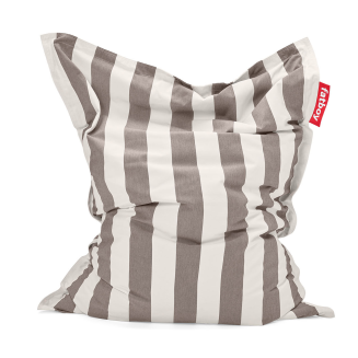 Pufa Fatboy The Original Outdoor Stripe Cacao + Fotel bujany do puf Rock 'n Roll Black | PROMOCJA 15% - 2