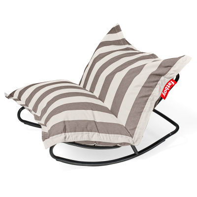 Pufa Fatboy Original Outdoor Stripe Cacao + Fotel bujany do puf Rock 'n Roll | PROMOCJA 15%
