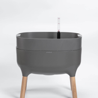 Kwietnik Plastia Urbalive 48x50x38 cm szary - 3