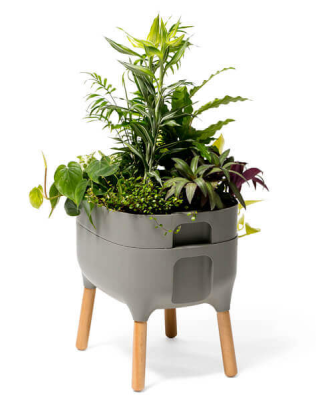 Kwietnik Urbalive szary 48x50x38 cm