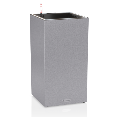 Donica Lechuza Canto Stone 30 LED kolumna szary kamienny