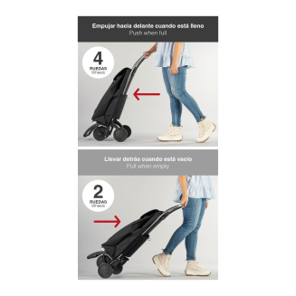 Wózek zakupowy Rolser Saquet LN 4 Negro - 6