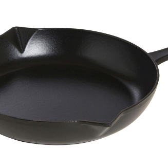Patelnia żeliwna ze stalową rączką Staub 26 cm black - 2