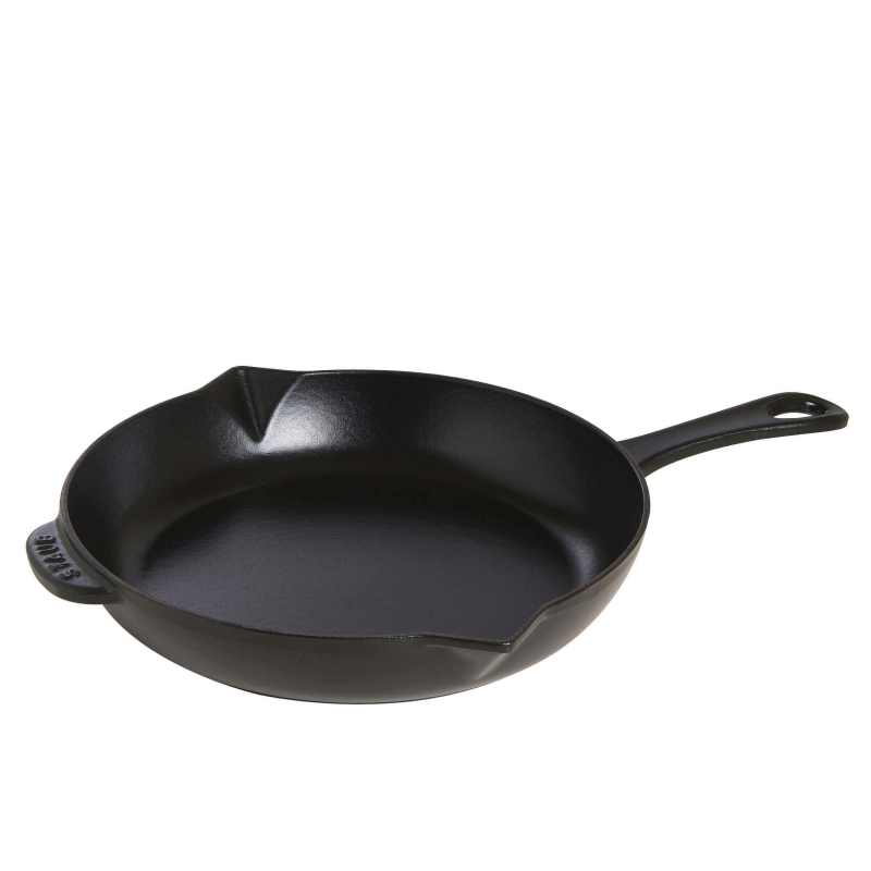  Cast iron frying pan with metal handle Staub - 26 cm, Black